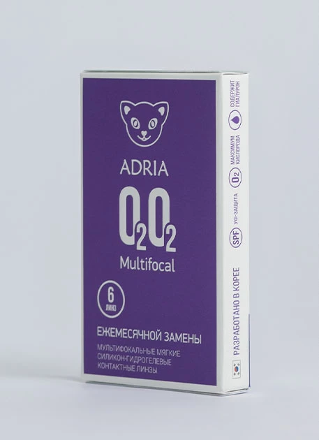 ADRIA O2O2 MULTIFOCAL (6 линз) левый угол