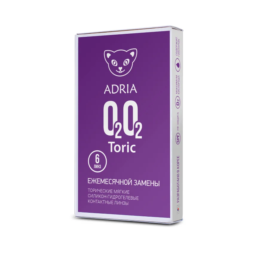 ADRIA O2O2 TORIC (6 линз) правый угол