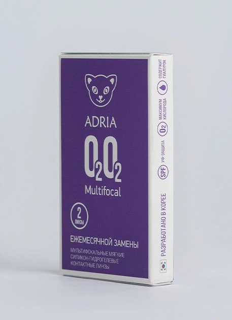 ADRIA O2O2 MULTIFOCAL 2 линзы 1200₽