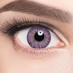 ADRIA Color 3 Tone Amethyst (сиреневый) на серых глазах Линзы Color 3 Tone Amethyst (сиреневый) на серых глазах