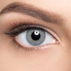 Линзы Effect Topaz (топаз) на карих глазах