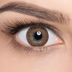 ADRIA Color 3 Tone Brown (карий) на зеленых глазах Линзы Color 3 Tone Brown (карий) на зеленых глазах