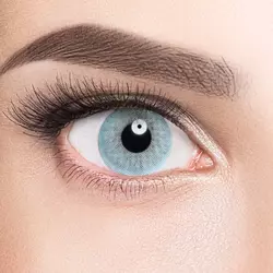 Линзы Effect Topaz (топаз) на серых глазах